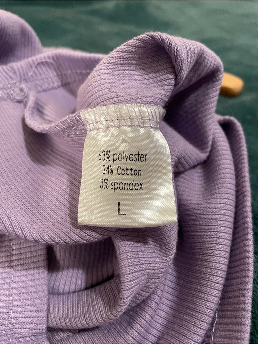 Lilac Ribbed Cropped Rib Tank Top - Picture 3 of 5
